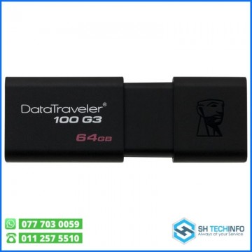 Kingston 64GB DT100 USB 3.2 Pendrive