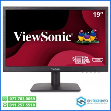 ViewSonic VA1903h 19” 1366x768 Home and Office Monitor