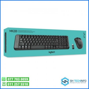 Logitech MK220 Wireless Keyboard and Mouse Combo (KL220C)