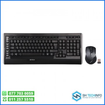 A4Tech 2.4G VTrack USB Mouse and Wireless Keyboard Combo