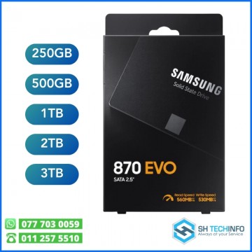 Samsung 870 EVO SATA 3 2.5" Internal SSD