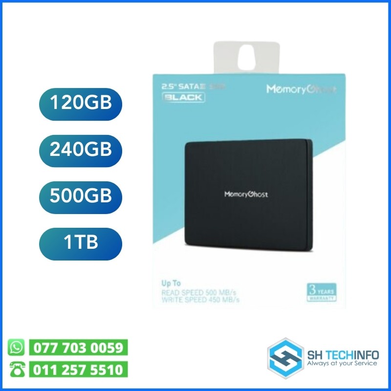 Memory Ghost SATA 3 2.5" Internal SSD