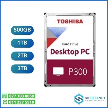 Toshiba P300 SATA Internal 3.5 Inch Hard Disk