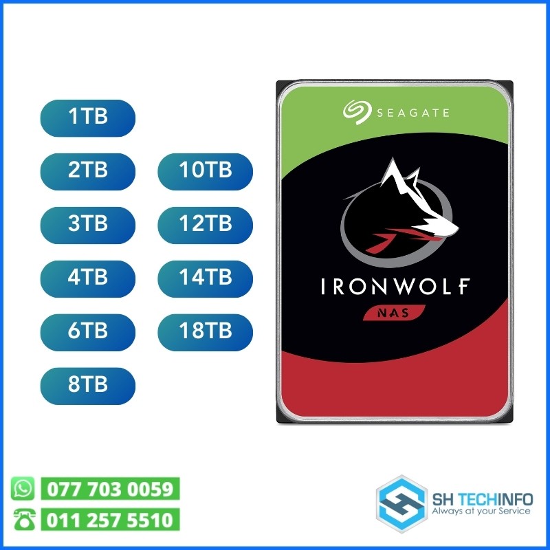 Seagate IronWolf NAS Internal 3.5 Inch Hard Disk