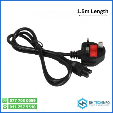 Laptop Charger Power Cable - 1.5m